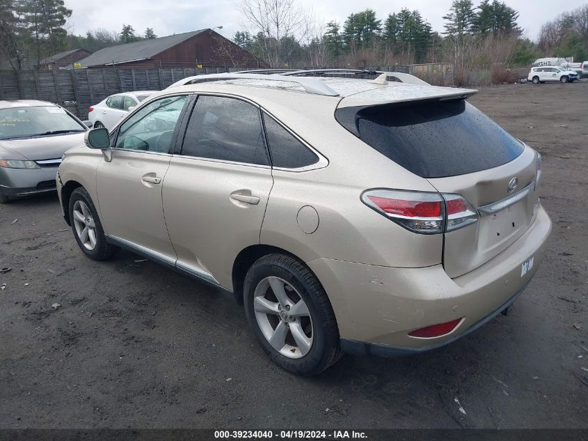 2013 Lexus Rx 350 VIN: 2T2BK1BA6DC160602 Lot: 39234040