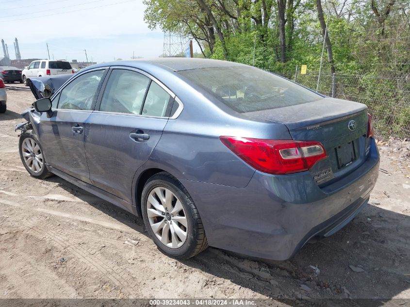 2017 Subaru Legacy 2.5I VIN: 4S3BNAB61H3004182 Lot: 39234043