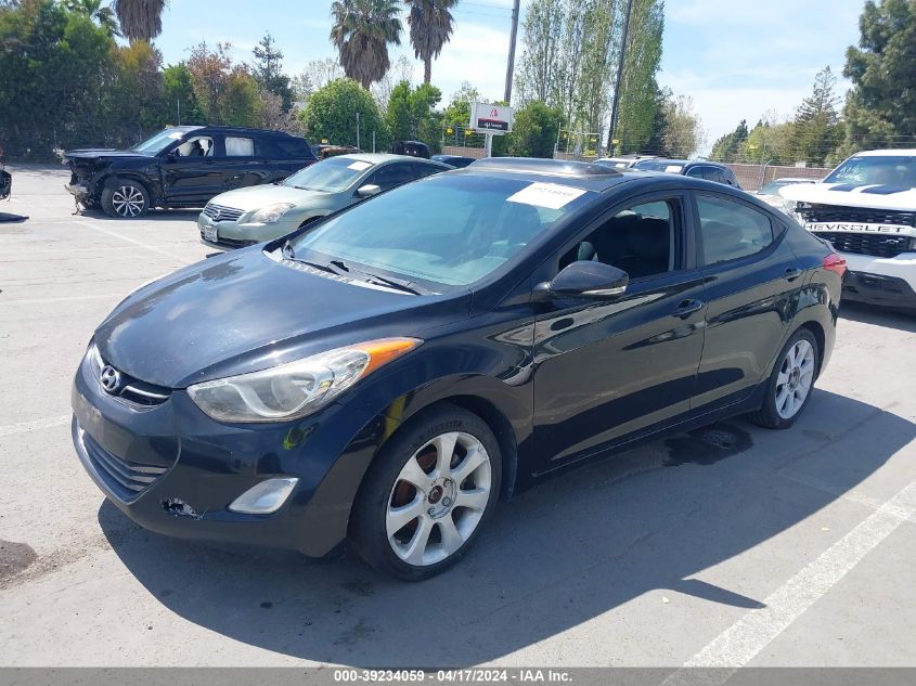 2012 Hyundai Elantra Limited (Ulsan Plant) VIN: KMHDH4AE5CU254467 Lot: 39234059