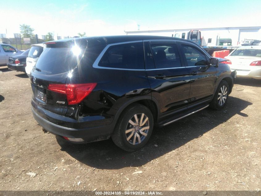 2017 Honda Pilot Ex-L VIN: 5FNYF6H50HB01462 Lot: 39234105