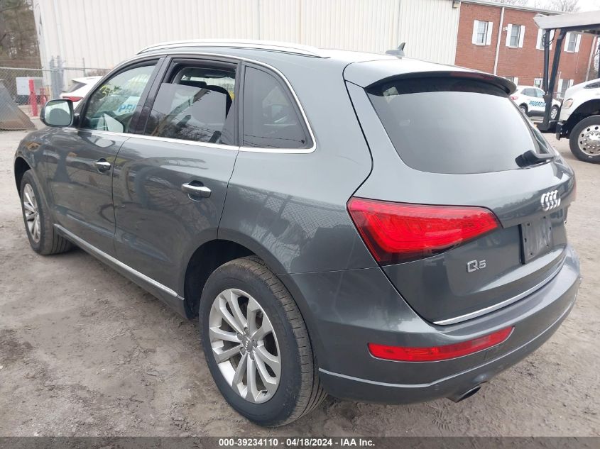 2015 Audi Q5 2.0T Premium VIN: WA1LFAFP1FA053955 Lot: 39234110