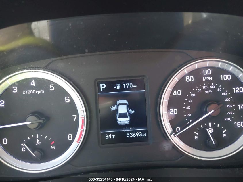 2018 Hyundai Sonata Se VIN: 5NPE24AF9JH603334 Lot: 39234143
