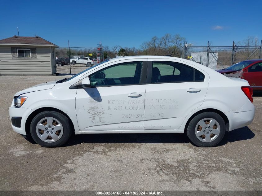 2014 Chevrolet Sonic Ls VIN: 1G1JA5SH2E4209525 Lot: 20155538