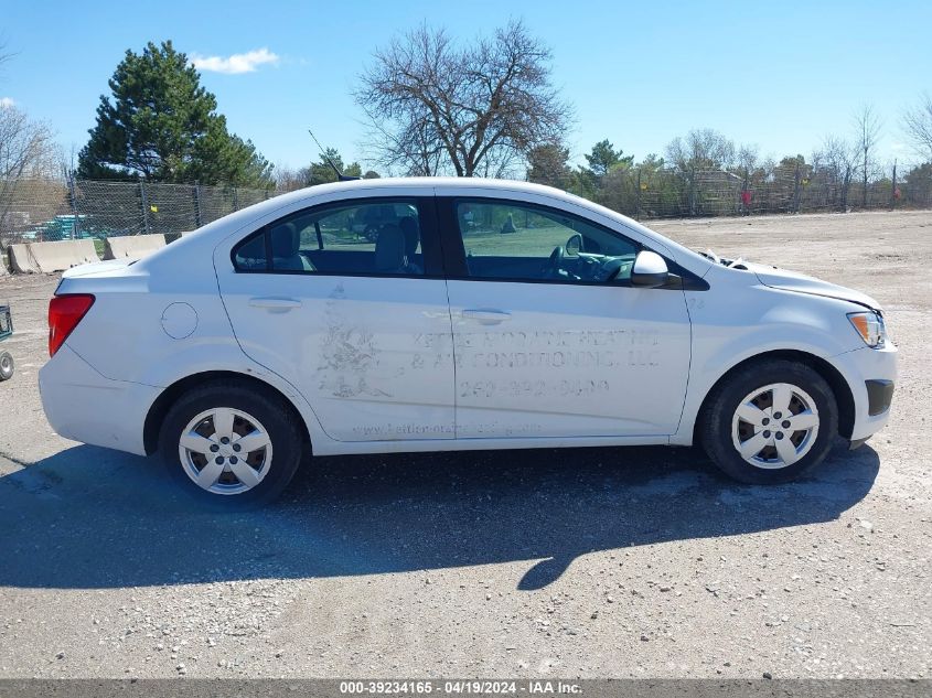 2014 Chevrolet Sonic Ls VIN: 1G1JA5SH2E4209525 Lot: 20155538