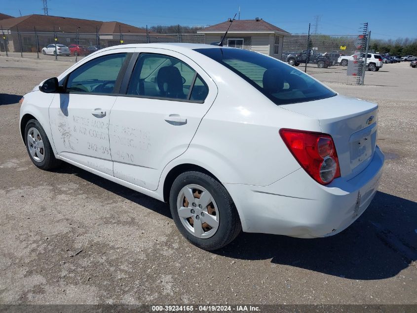 2014 Chevrolet Sonic Ls VIN: 1G1JA5SH2E4209525 Lot: 20155538