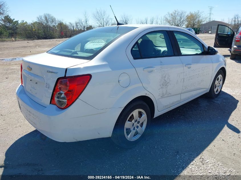 2014 Chevrolet Sonic Ls VIN: 1G1JA5SH2E4209525 Lot: 20155538