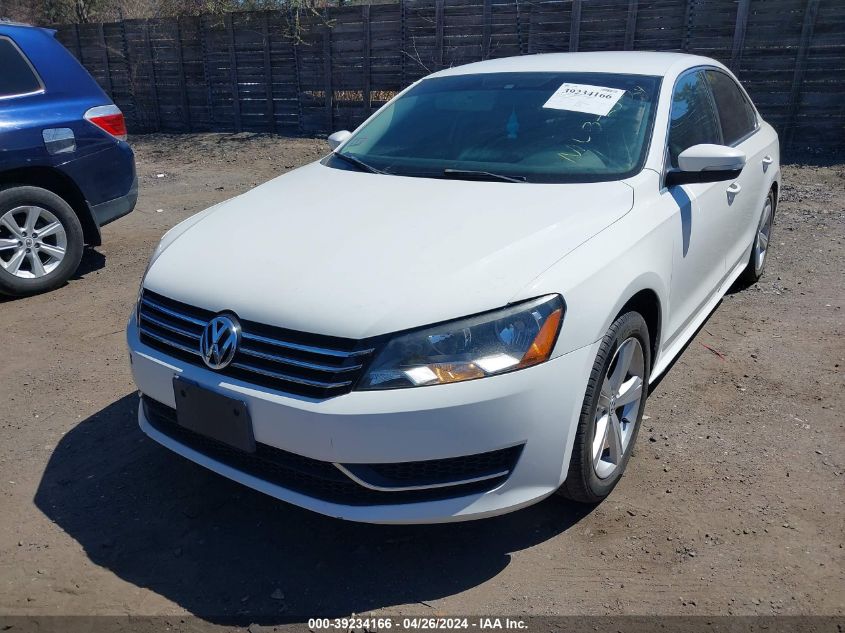 2013 Volkswagen Passat 2.5L Se VIN: 1VWBP7A39DC091213 Lot: 39234166