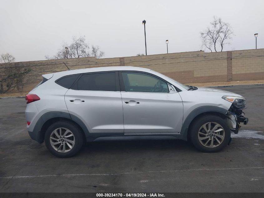 2017 Hyundai Tucson Se VIN: KM8J23A41HU378104 Lot: 39234170