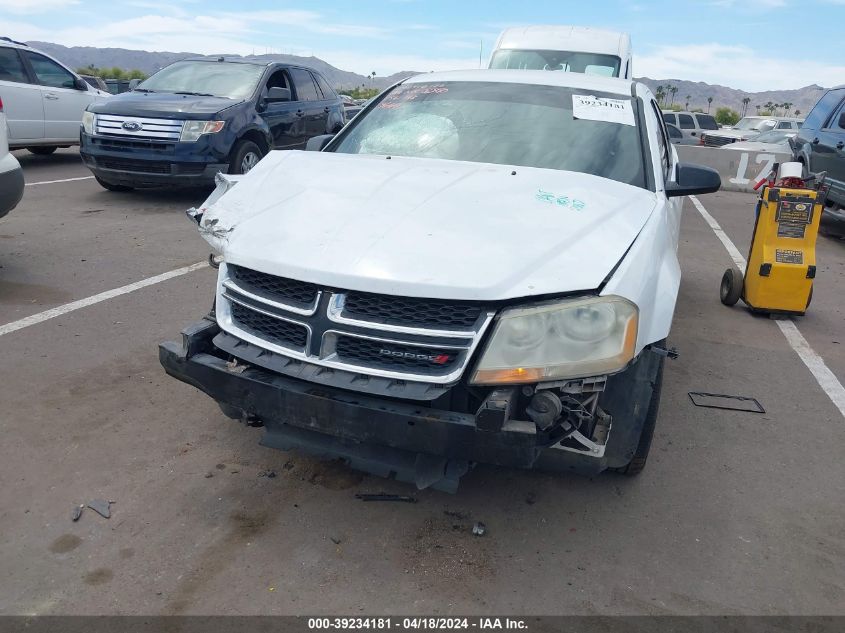 2012 Dodge Avenger Se VIN: 1C3CDZAB7CN259666 Lot: 11982315