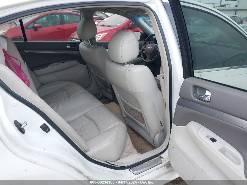 2012 Infiniti G37 Journey VIN: JN1CV6AP6CM930255 Lot: 39234183