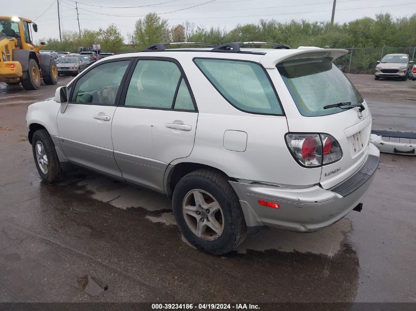 2001 Lexus Rx 300 VIN: JTJHF10U910211612 Lot: 39234186