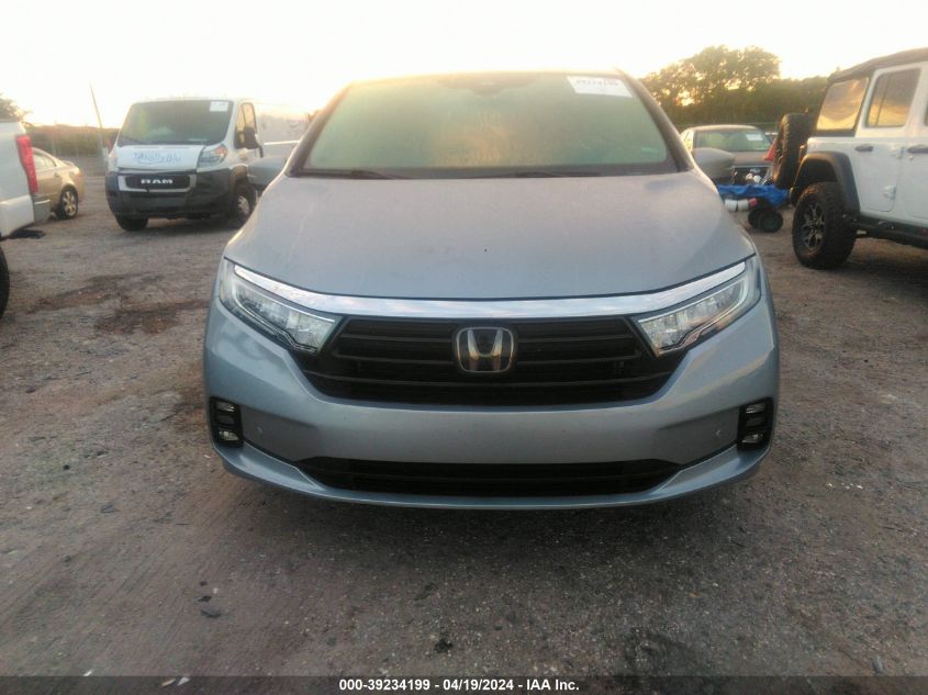2023 Honda Odyssey Touring VIN: 5FNRL6H84PB014183 Lot: 39234199