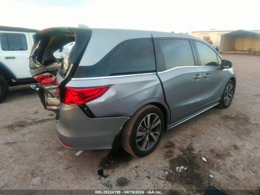 2023 Honda Odyssey Touring VIN: 5FNRL6H84PB014183 Lot: 39234199