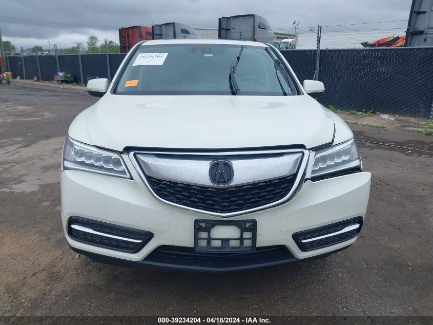 2014 Acura Mdx Technology Package VIN: 5FRYD4H41EB039970 Lot: 39234204