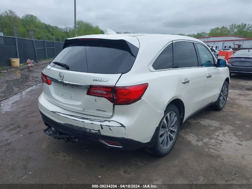 2014 Acura Mdx Technology Package VIN: 5FRYD4H41EB039970 Lot: 39234204