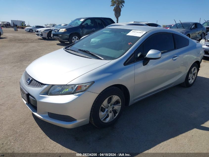 2013 Honda Civic Lx VIN: 2HGFG3B59DH508972 Lot: 39234205