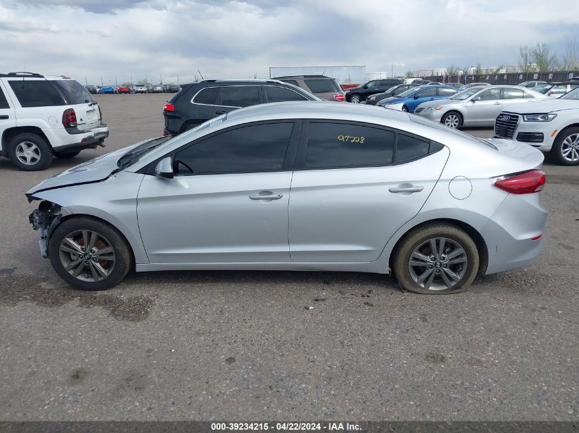 2018 Hyundai Elantra Sel VIN: 5NPD84LF4JH337874 Lot: 39234215