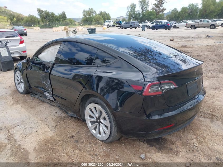 2021 Tesla Model 3 Long Range Dual Motor All-Wheel Drive VIN: 5YJ3E1EB2MF005917 Lot: 39234220