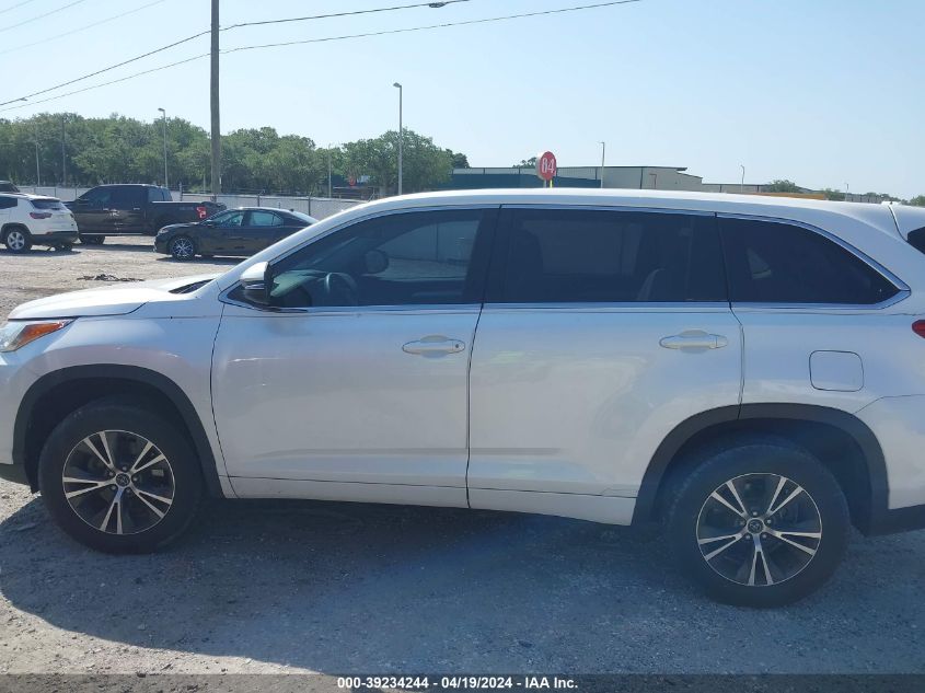 2018 Toyota Highlander Le VIN: 5TDZZRFH9JS282099 Lot: 39234244