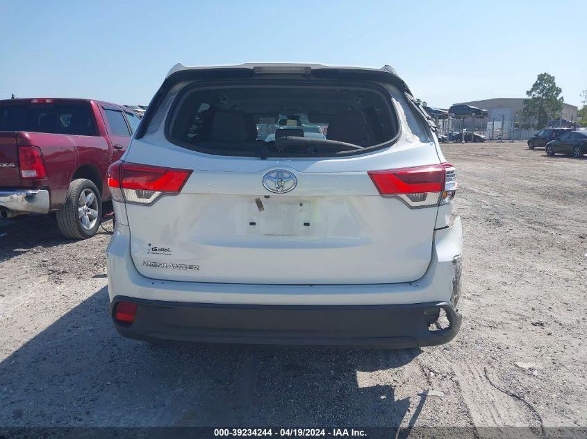 2018 Toyota Highlander Le VIN: 5TDZZRFH9JS282099 Lot: 39234244