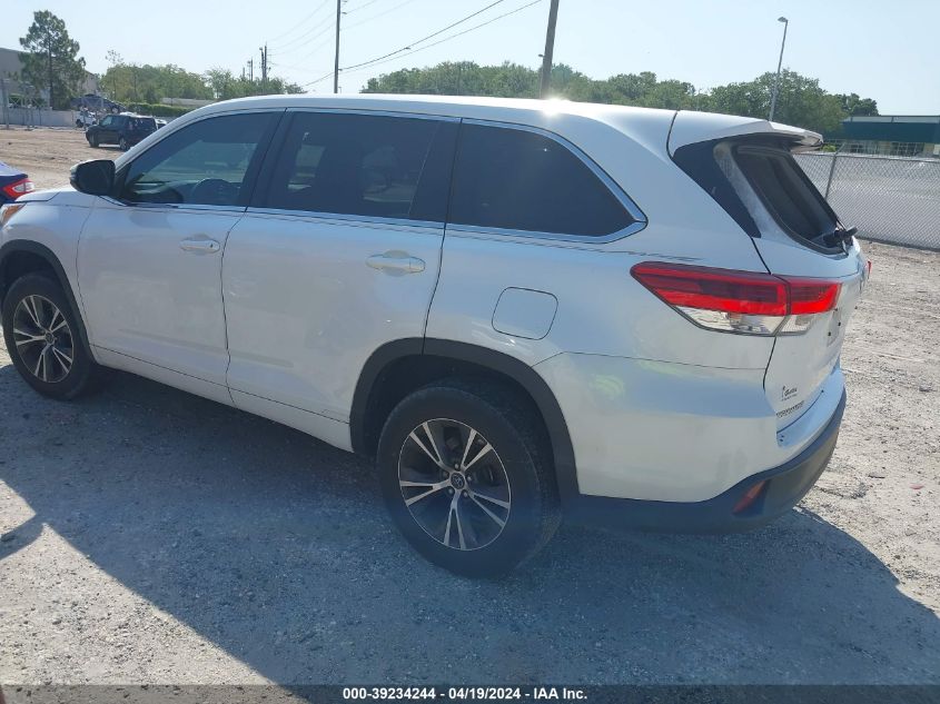 2018 Toyota Highlander Le VIN: 5TDZZRFH9JS282099 Lot: 39234244