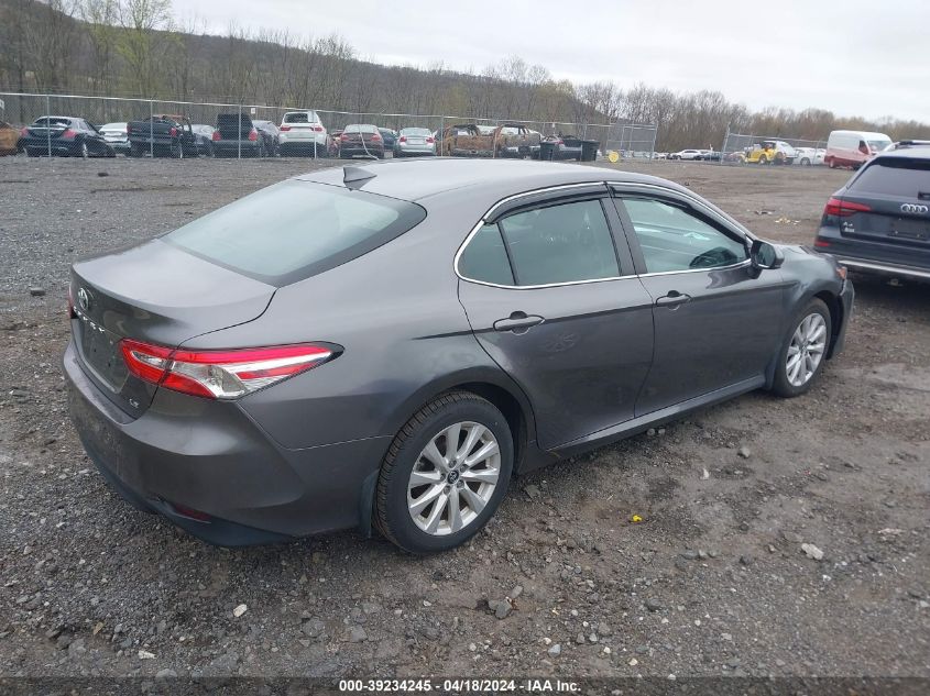 2019 Toyota Camry Le VIN: 4T1B11HK6KU831771 Lot: 39234245