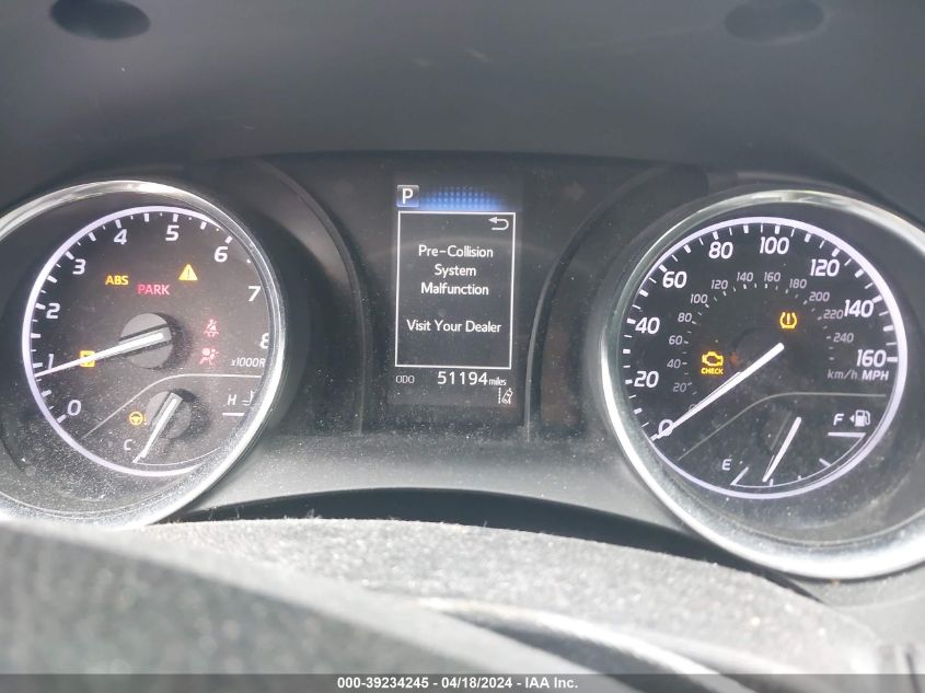 2019 Toyota Camry Le VIN: 4T1B11HK6KU831771 Lot: 39234245