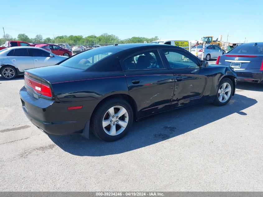 2013 Dodge Charger Se VIN: 2C3CDXBG6DH631961 Lot: 39234246