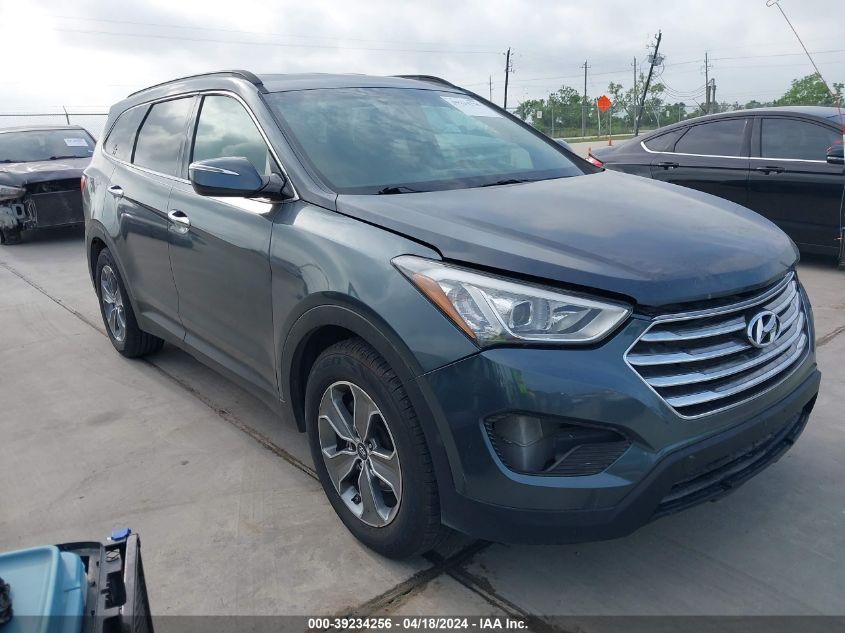 2016 Hyundai Santa Fe Se VIN: KM8SM4HF5GU133090 Lot: 39234256