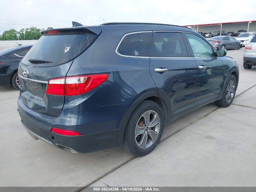 2016 Hyundai Santa Fe Se VIN: KM8SM4HF5GU133090 Lot: 39234256