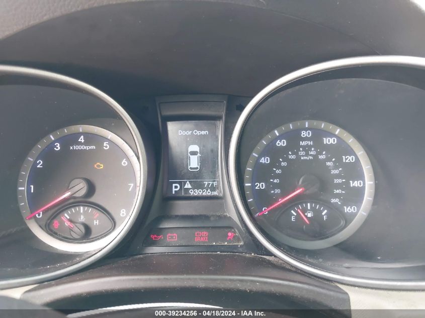 2016 Hyundai Santa Fe Se VIN: KM8SM4HF5GU133090 Lot: 39234256