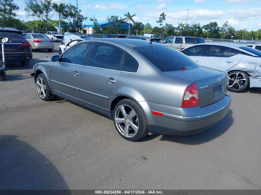 2003 Volkswagen Passat Gl VIN: WVWMD63BX3E423052 Lot: 39234258