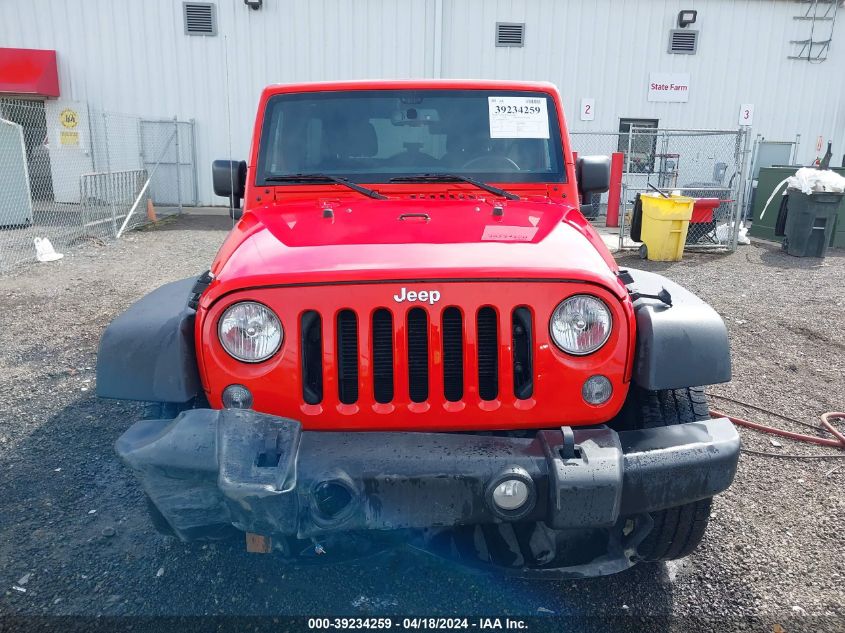 2017 Jeep Wrangler Unlimited Sport 4X4 VIN: 1C4BJWDG0HL710350 Lot: 39234259