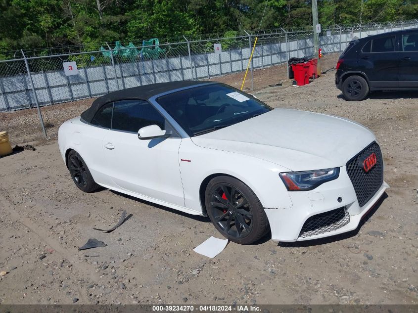 2013 Audi A5 2.0T Premium VIN: WAUJFAFH7DN000203 Lot: 39234270