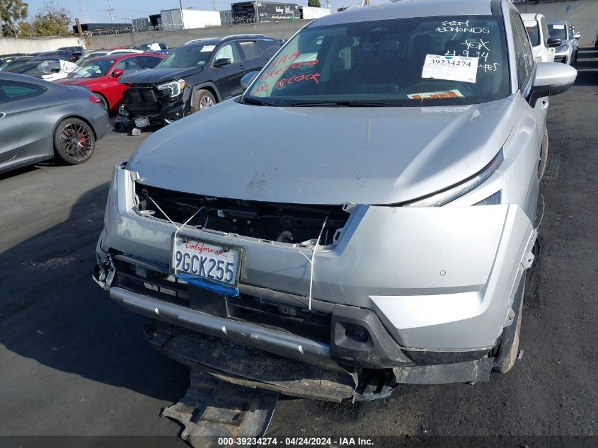 2023 Nissan Pathfinder Sl Fwd VIN: 5N1DR3CA6PC233110 Lot: 39234274