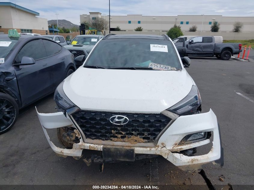 2019 Hyundai Tucson Night VIN: KM8J33AL2KU954682 Lot: 39234284