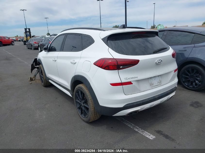 2019 Hyundai Tucson Night VIN: KM8J33AL2KU954682 Lot: 39234284
