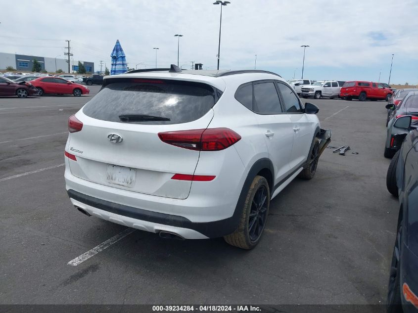 2019 Hyundai Tucson Night VIN: KM8J33AL2KU954682 Lot: 39234284