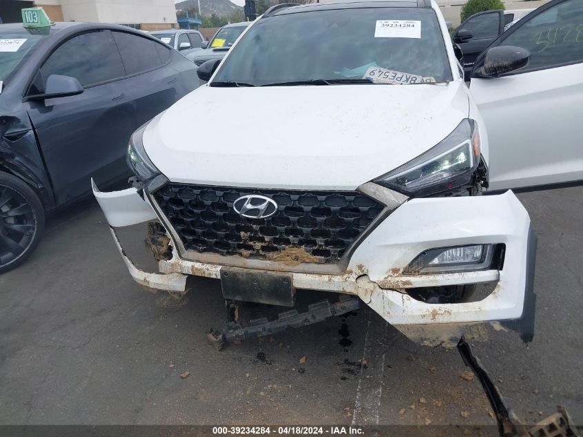 2019 Hyundai Tucson Night VIN: KM8J33AL2KU954682 Lot: 39234284
