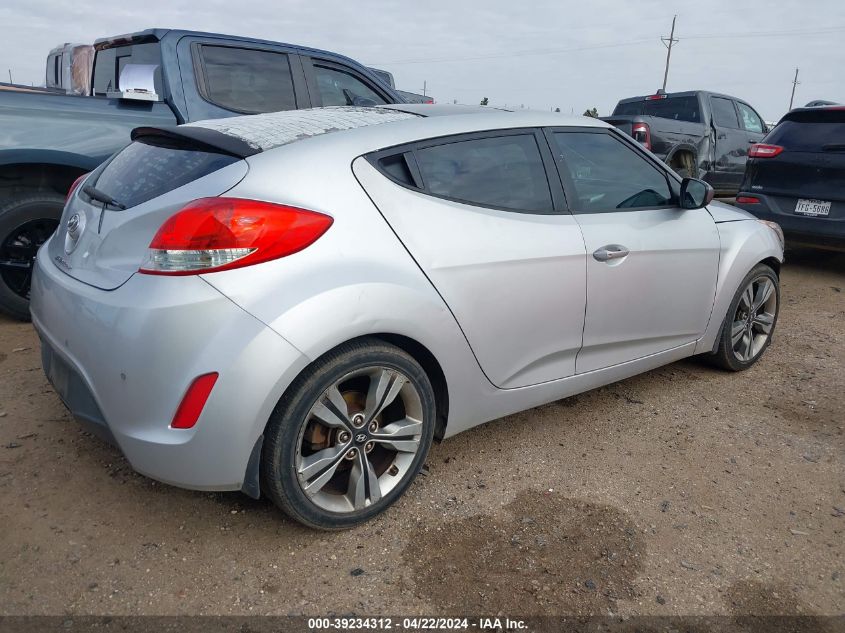 2012 Hyundai Veloster Base W/Black VIN: KMHTC6AD2CU047970 Lot: 39234312