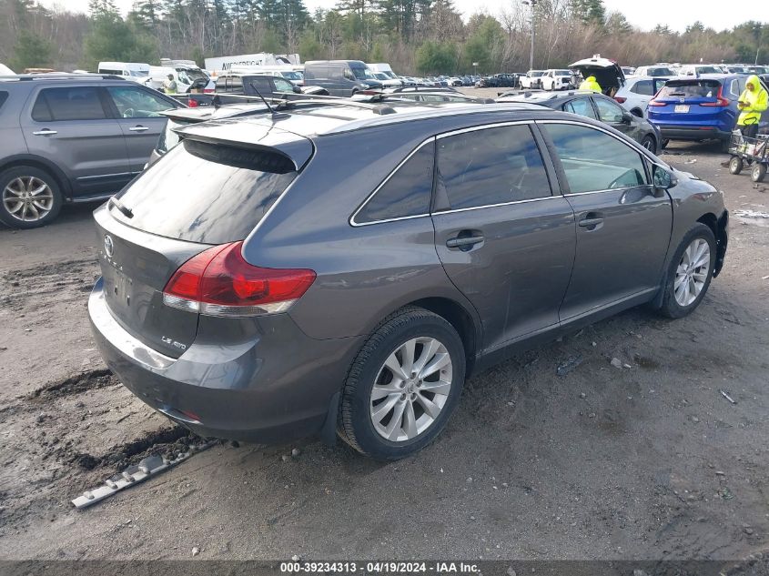 2014 Toyota Venza Le VIN: 4T3BA3BB2EU054652 Lot: 39234313