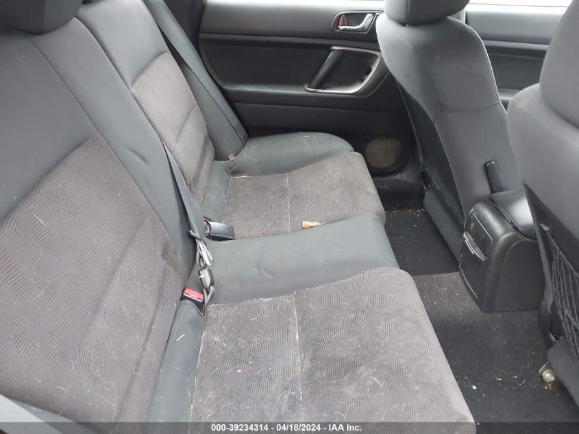 2008 Subaru Outback 2.5I/2.5I L.l. Bean Edition VIN: 4S4BP61C187350784 Lot: 39234314