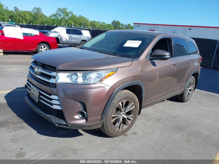 2017 Toyota Highlander Le VIN: 5TDBZRFH6HS408317 Lot: 39234323