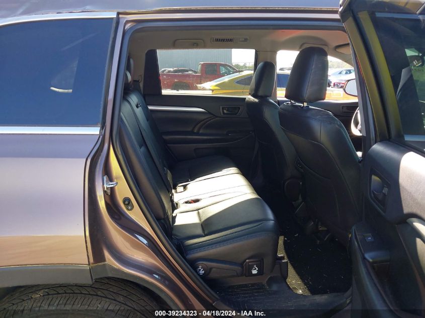 2017 Toyota Highlander Le VIN: 5TDBZRFH6HS408317 Lot: 39234323