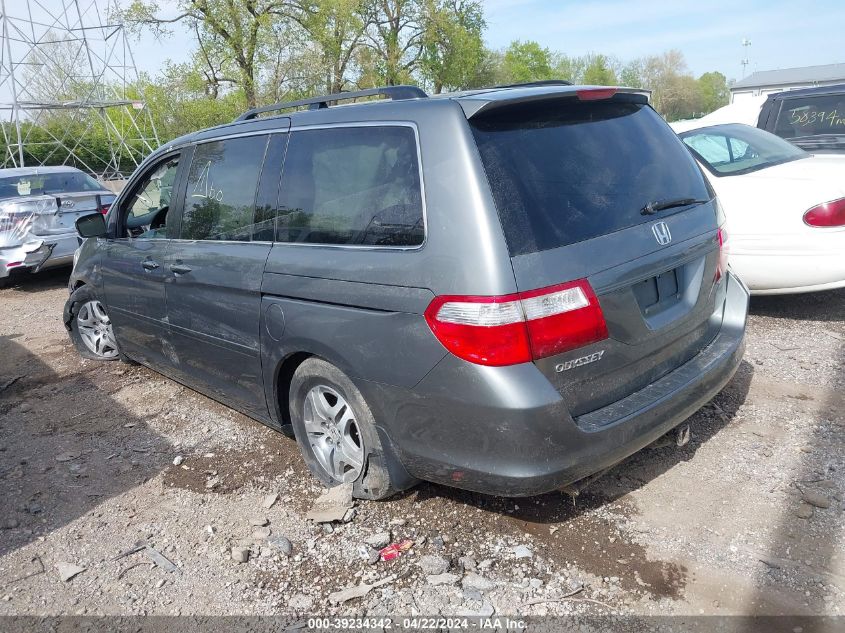 2007 Honda Odyssey Ex-L VIN: 5FNRL38747B411432 Lot: 39234342