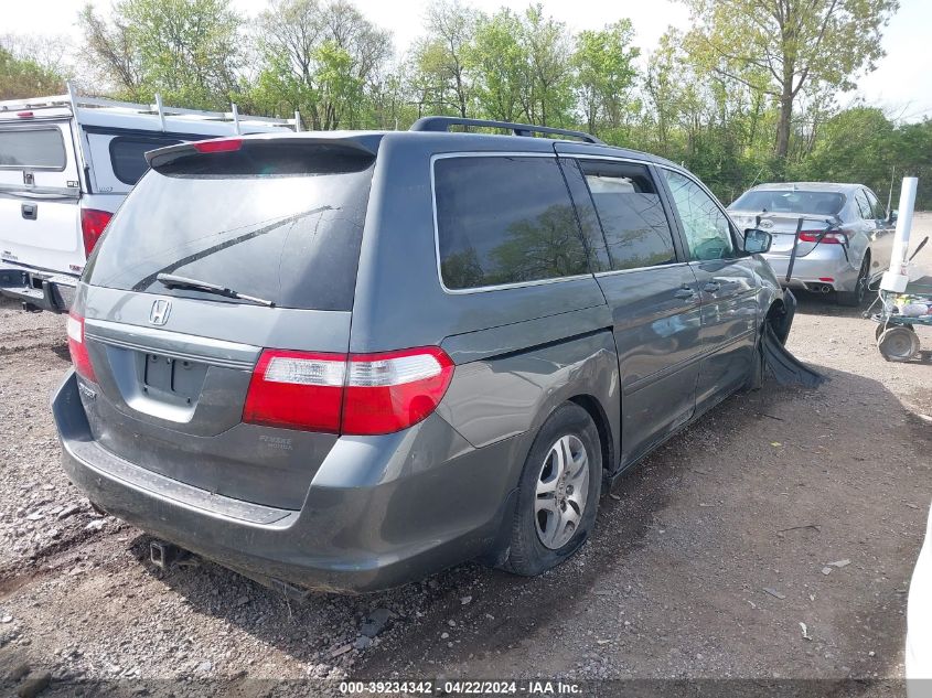 2007 Honda Odyssey Ex-L VIN: 5FNRL38747B411432 Lot: 39234342