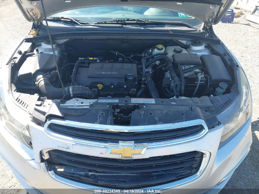 2016 Chevrolet Cruze Limited 1Lt Auto VIN: 1G1PE5SB6G7196256 Lot: 39234349