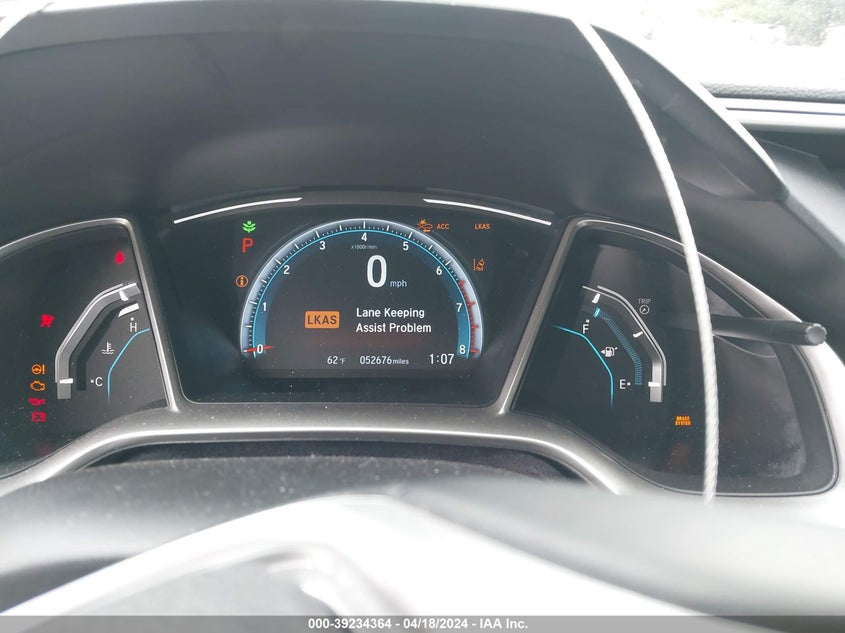 VIN 19XFC1F73LE216206 2020 HONDA CIVIC EX-L
