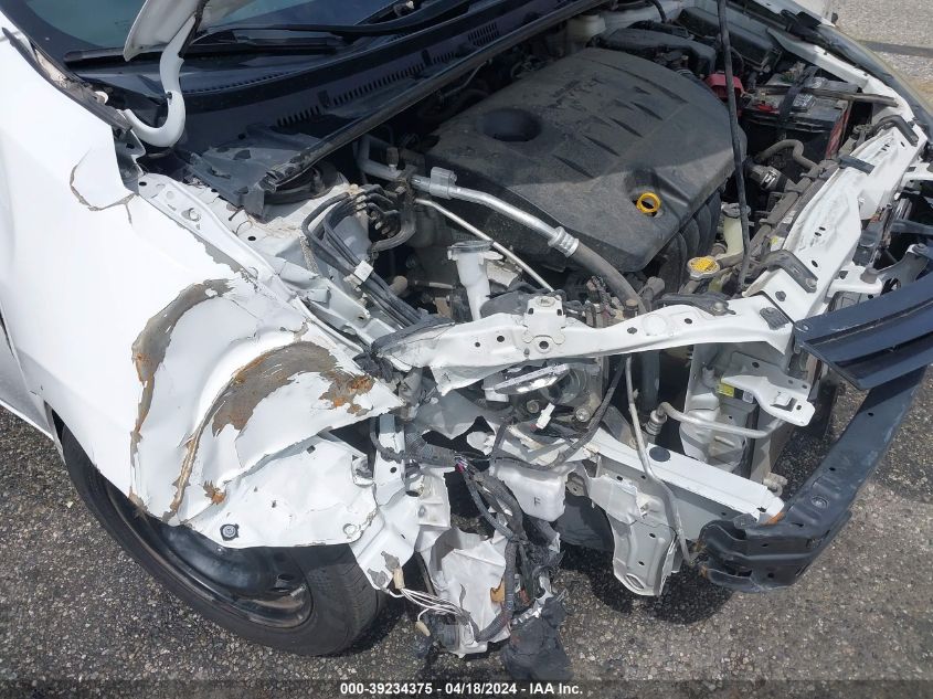 2016 Toyota Corolla Le VIN: 5YFBURHE9GP396303 Lot: 39234375