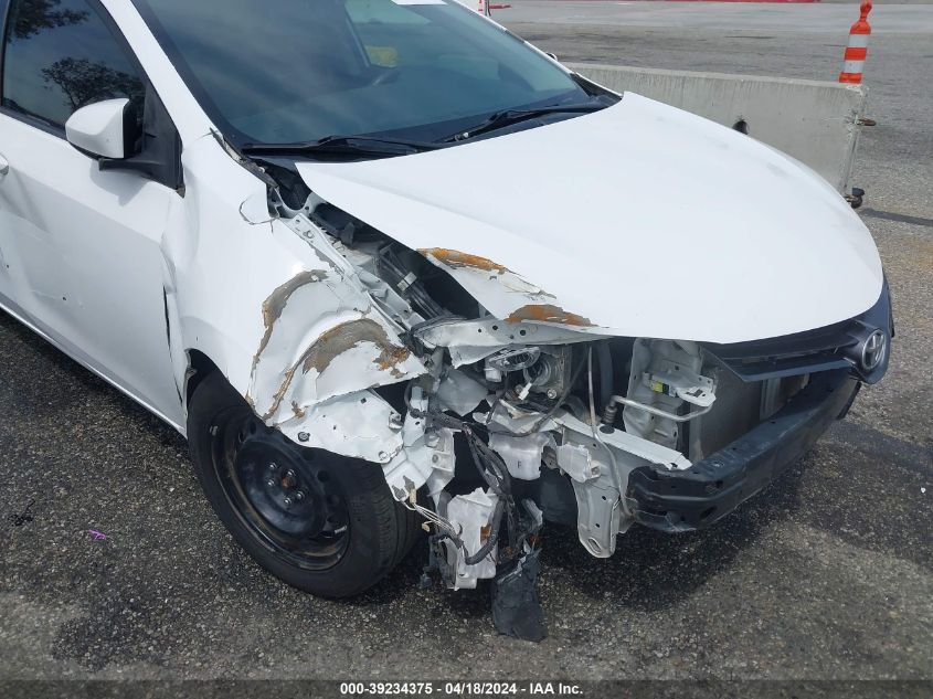 2016 Toyota Corolla Le VIN: 5YFBURHE9GP396303 Lot: 39234375